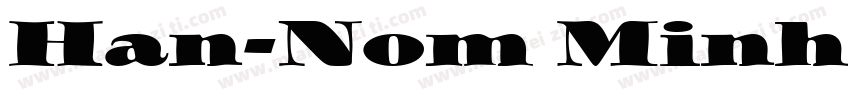 Han-Nom Minh字体转换